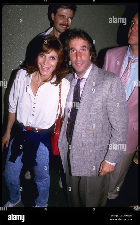 Hollywood, CA, USA; Actor HENRY WINKLER and wife STACEY WINKLER are ...