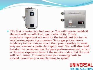 commercial water heaters. | PPTX