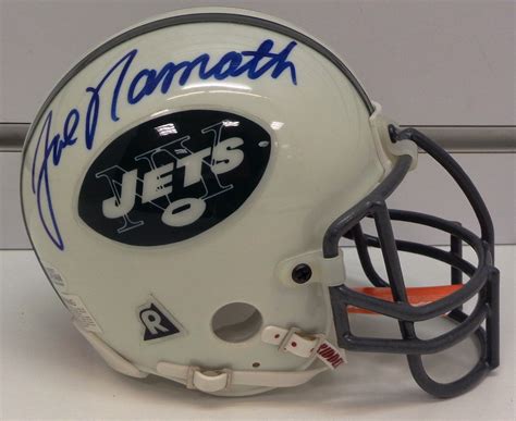 Lot Detail - Joe Namath Autographed NY Jets Mini Helmet