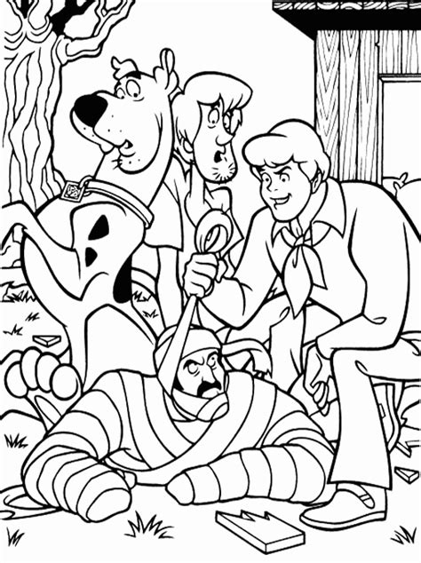 Scooby Doo Coloring Pages Free Printable