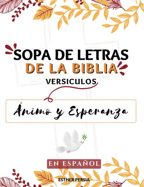 Sopa de Letras de la Biblia en Español Versículos de Ánimo y Esperanza