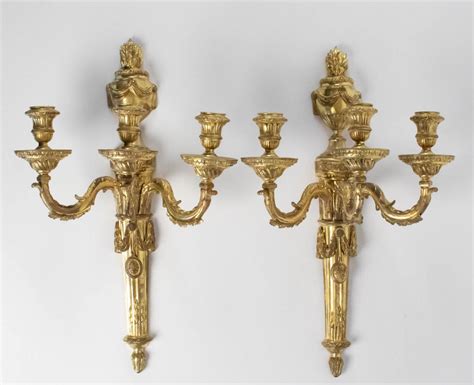 Proantic A Pair Of Louis Xvi Style Wall Lights