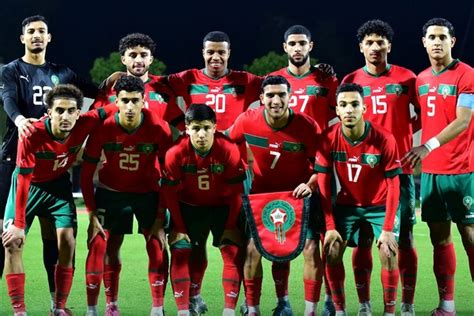 L équipe du Maroc U23 simpose en amical face au Pays de Galles