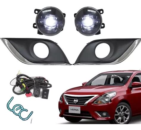 Kit Faros De Niebla Versa 2015 2016 2017 2018 Led System Envío gratis