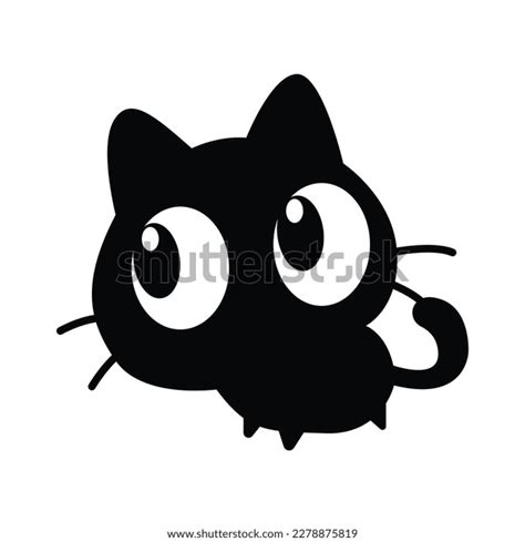 Cat Silhouette Drawing Illustration Icon Stock Vector (Royalty Free ...