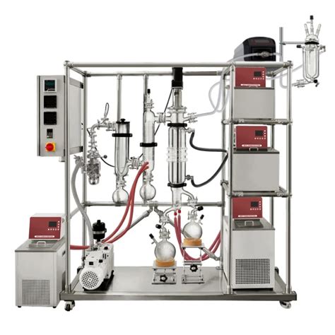 Lab Scale Molecular Distillation Unit Stainless Steel Continuous Short