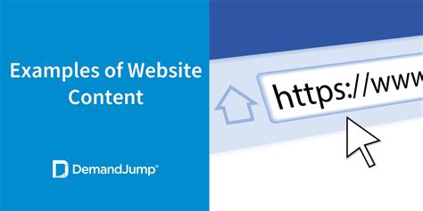 Examples of Website Content