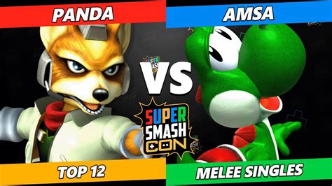 SSC 2023 Panda Fox Vs Amsa Yoshi Smash Melee Tournament YouTube