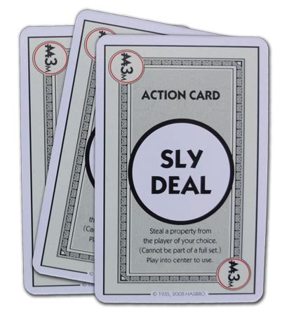 Cards in the Monopoly Deal Deck