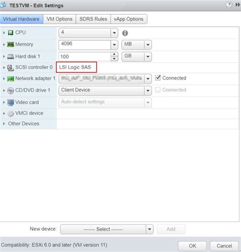 LSI Logic SAS Scsi Controllerdan VMware Paravirtual Scsi Controllera