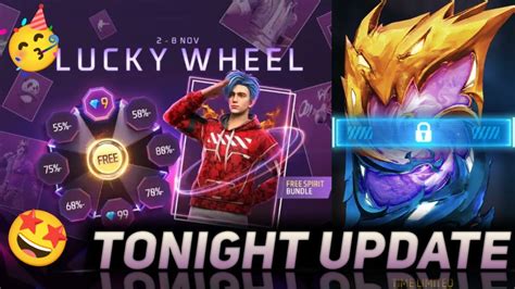 New Lucky Wheel Event Free Fire Tonight Update Of Free Fire Lucky