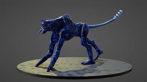 3D model Alien dog creature VR / AR / low-poly | CGTrader