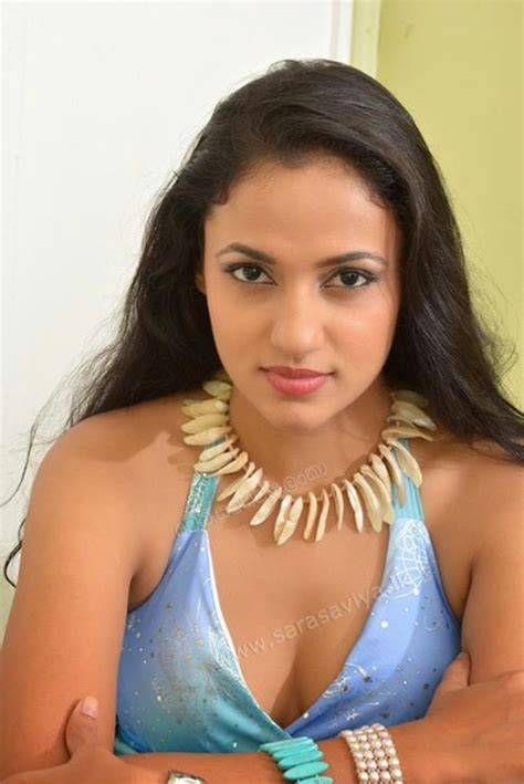 Udari Warnakulasooriya Hot Photos In Blue Dress