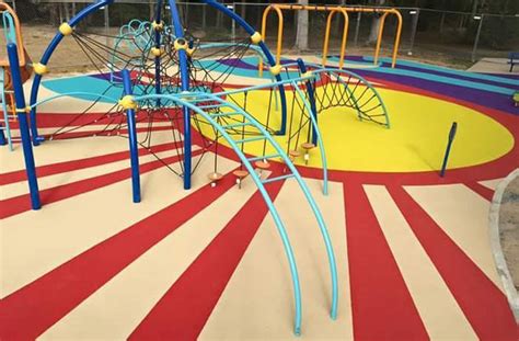 Play Area Rubber Flooring Rubberised Playground Surfacing 2