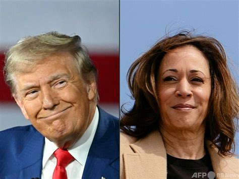 ハリス氏、トランプ氏を僅差でリード 最新世論調査 写真2枚 国際ニュース：afpbb News