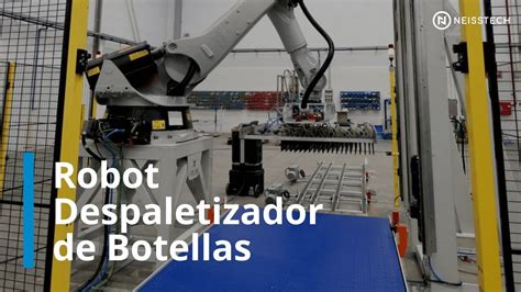 Neisstech Robot Despaletizador De Botellas Youtube