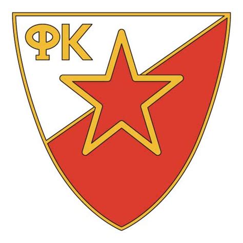 Fk Crvena Zvezda Beograd Late 80'S Logo Vector - (.Ai .PNG .SVG .EPS Free Download)