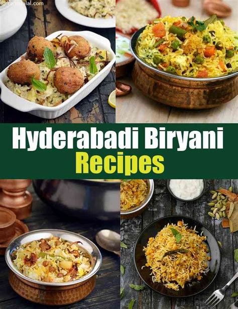 5 Famous Hyderabadi Biryani Recipes, Tarla Dalal | Biryani, Biryani ...