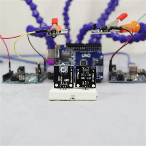 Arduino Tutorial Ir Transmitter And Ir Receiver Hx M121 Hx 53 Ky 005 Ky 022 Keyes Iduino