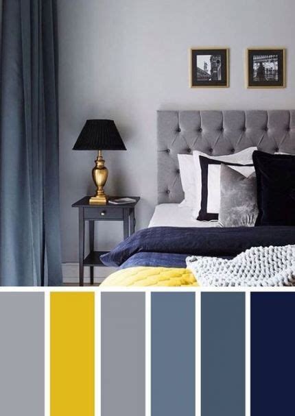 Bedroom Grey With Pop Of Color Colour Palettes 53 Ideas For 2019 Gray Master Bedroom Living