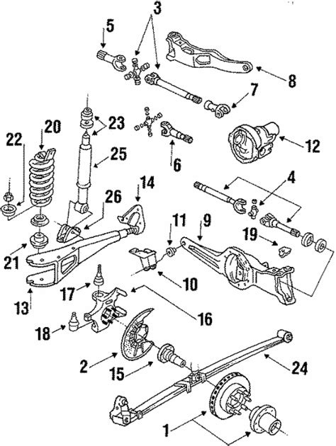 Ford F X Front End Parts Diagram Moog Tie Rod End