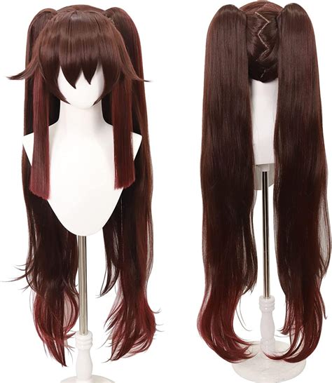 Hutao Wig Genshin Cosplay Hu Tao Wig Genshin Impact Wig Anime Project