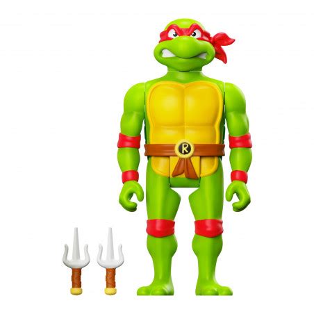 Figurine Reaction Raphael Toon Super Tortues Ninja