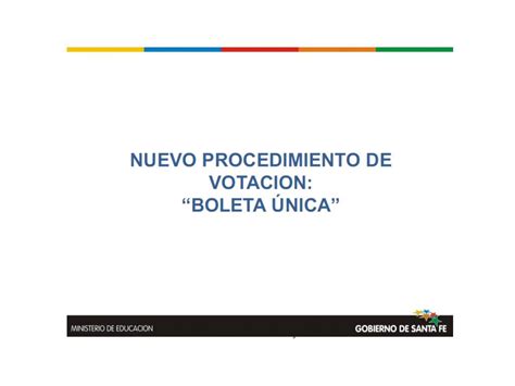 Ppt Elecciones En Santa Fe Se Estrena La Boleta Unica Powerpoint Presentation Id 5655813