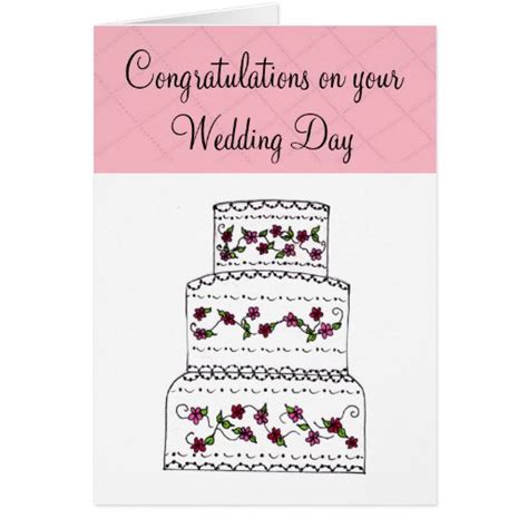 Wedding Congratulations Greeting Card | Zazzle