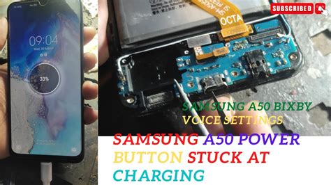 Samsung A50 Power Button Not Working Stuck At Charging Problem Samsung A50 Bixby Voice Settings