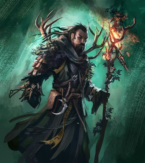 Druid Idea Fantasy Art Dnd Druid Dungeons And Dragons Characters