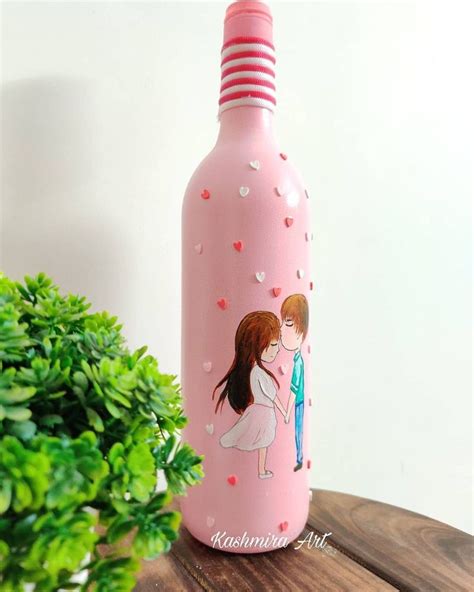 Pin By Shubha S Craft World On Bottle Painting Diy Glass Bottle Crafts Hand Painted Bottles