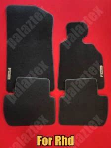 Bmw E Sedan Coupe Velour Floor Mats With Metal Logo