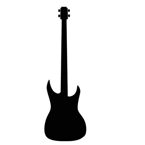 BASS GUITAR SILHOUETTE.ai Royalty-free Stock Vector Images and Clip Art