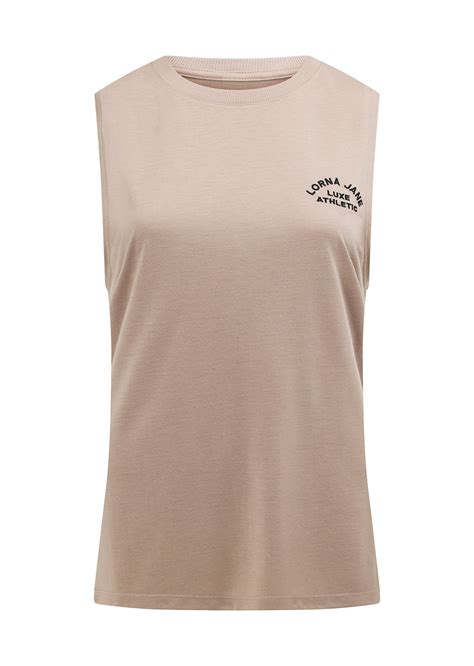 Lotus Muscle Tank Neutral Lorna Jane NZ