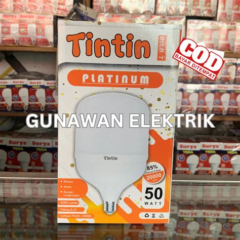 Lampu Tintin Platinum Watt Capsule Bulb T Garansi Tahun Led