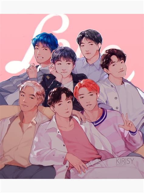 Bts Persona Fanart Poster By Robertk851 Redbubble