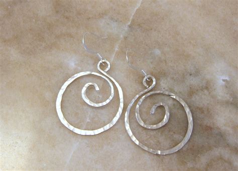 Aluminum Swirl Earrings Etsy Swirl Earrings Etsy Earrings Ear Jewelry