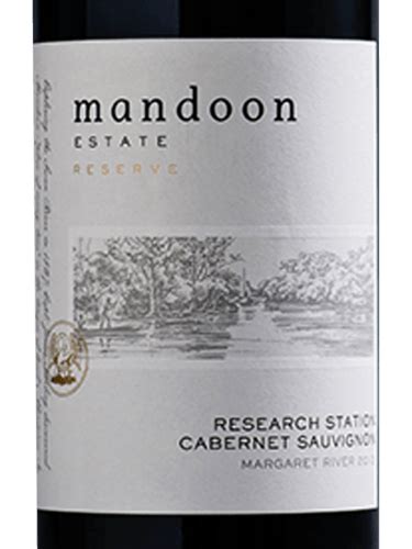 Mandoon Reserve Research Station Cabernet Sauvignon Vivino Hong Kong