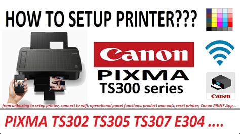 Canon Pixma Ts300 Install