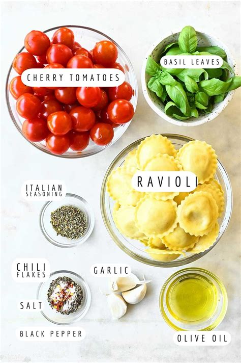 Basil Tomato Ravioli - Serving Dumplings