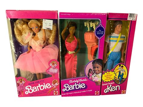 Lot Mixed Lot Of Vintage And Modern Barbies Including Vintage