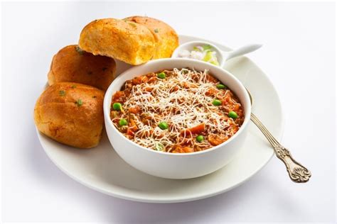 Premium Photo Cheese Pav Bhaji Recipe Is A Street Food Bhajipav