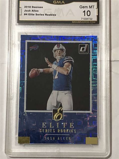 Donruss Football Elite Series Rookies Esr Josh Allen Qb Rc