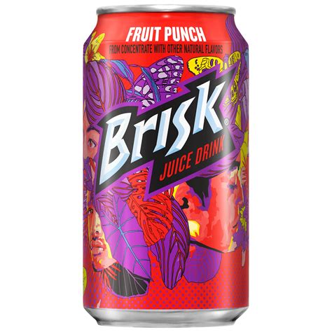 Brisk Fruit Punch Juice Drink Smartlabel™