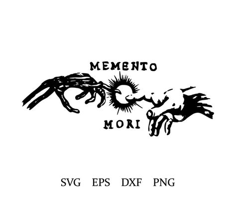 Memento Mori Svg Life Touching Death Latin Clipart Eps Dxf Png Etsy