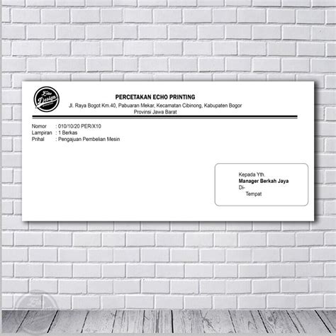 cetak amplop kop surat cetak amplop nama undangan lazada indonesia