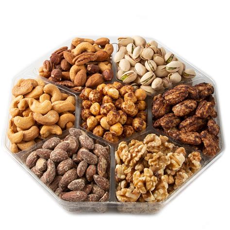 7-Section Assorted Nut Platter - Nuts Gift Basket • Oh! Nuts®