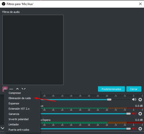 Eliminar Ruido Del Micr Fono En Obs Studio O Streamlabs