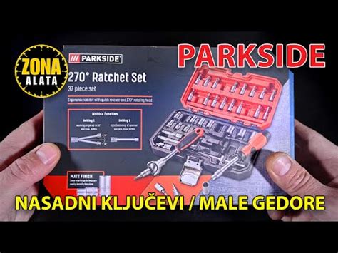 PARKSIDE Male Gedore 37 Delova sa Okretnom Glavom Nasadni ključevi